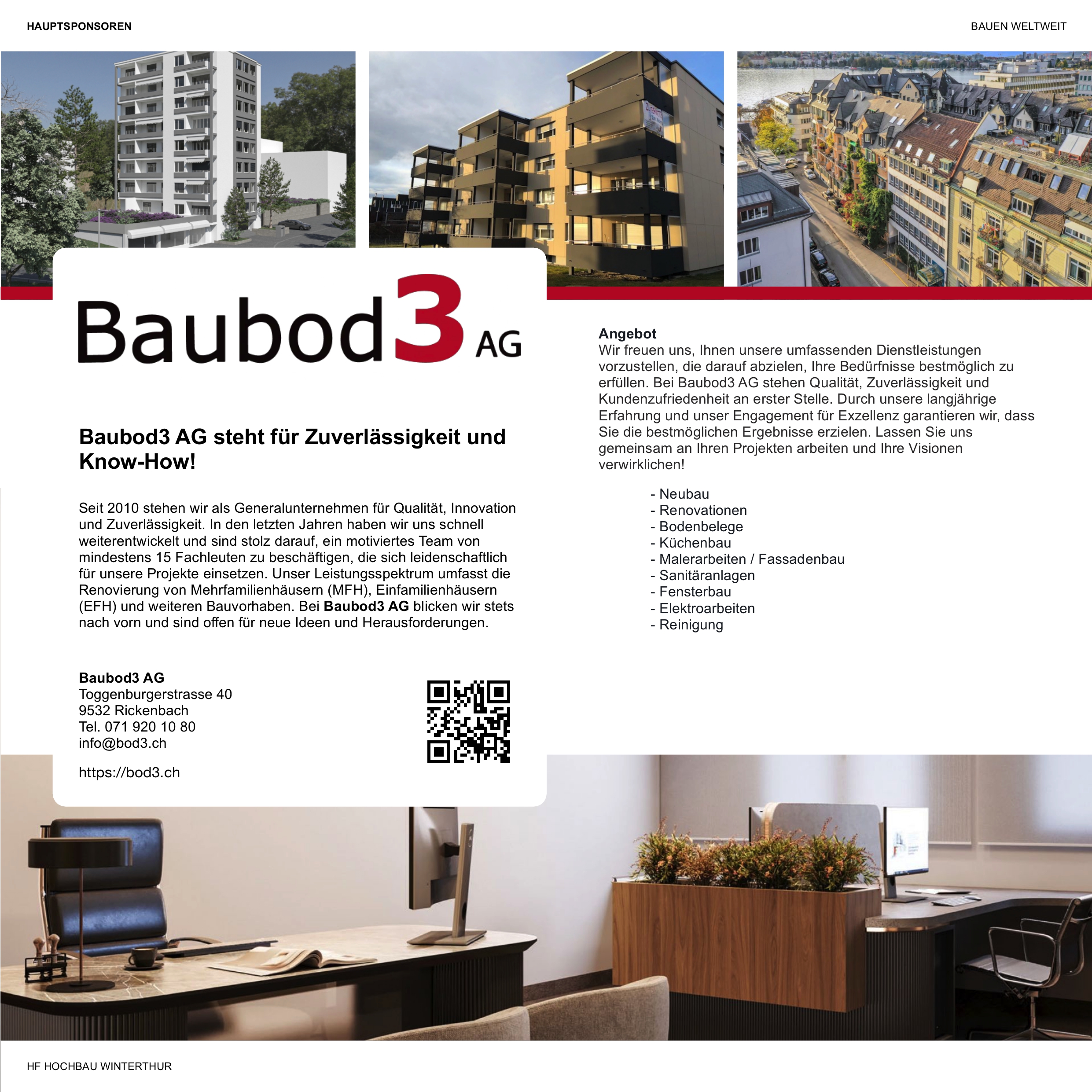 Hauptsponsor: Baubod3 AG