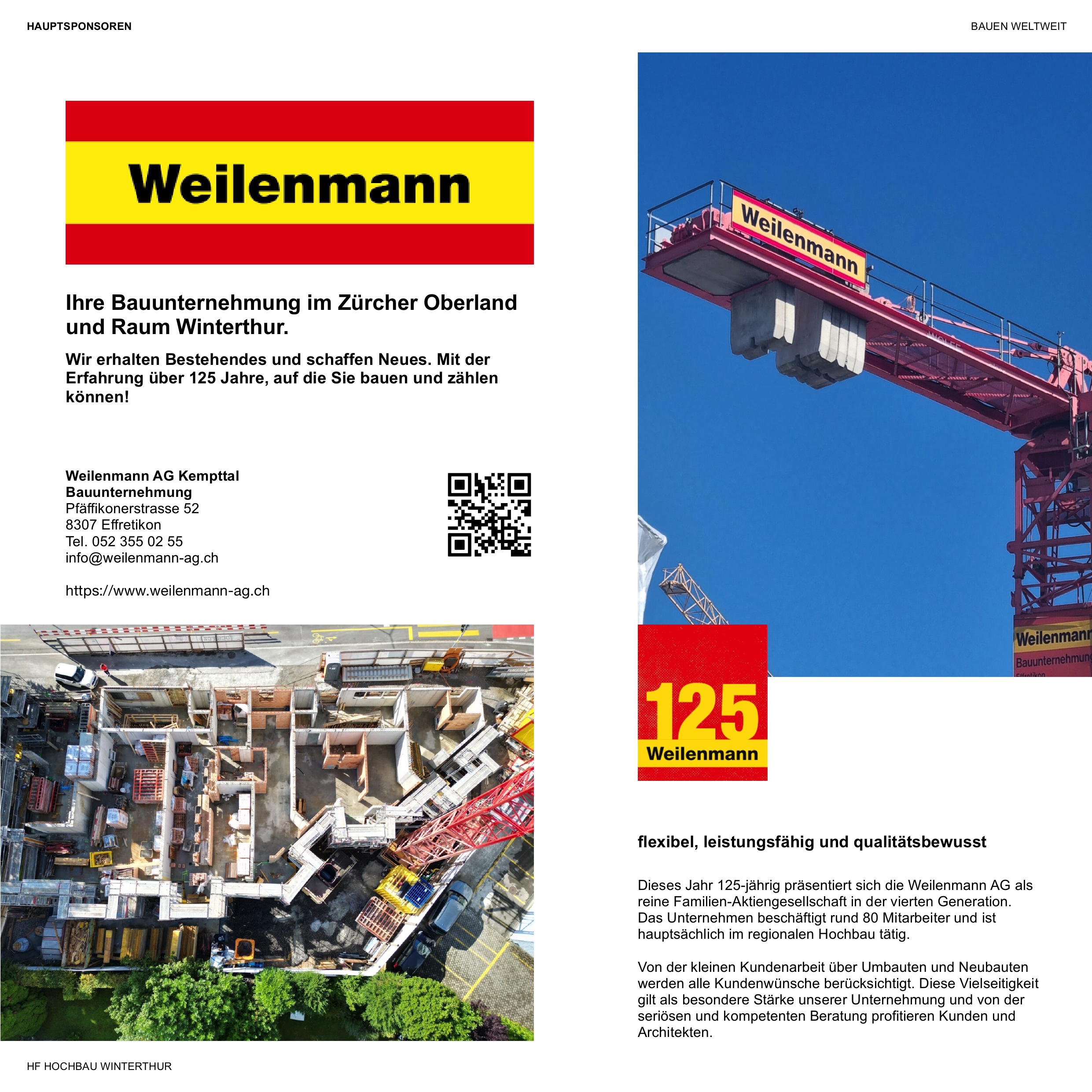 Hauptsponsor: Weilenmann AG